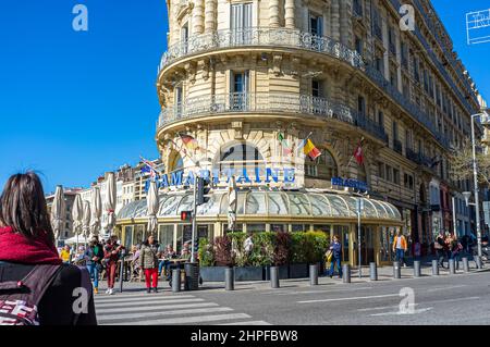 LE VIEUX PORT, LA SAMARITAINE, MARSEILLE, BDR FRANKREICH 13 Stockfoto