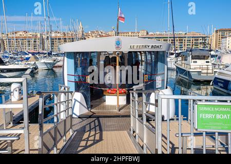 LE VIEUX PORT, MARSEILLE, BDR FRANKREICH 13 Stockfoto