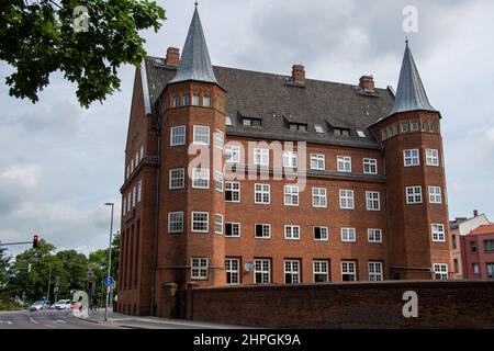 Stralsund, Deutschland 24. Juni 2021, das Gebäude der Deutschen Bank in Stralsund Stockfoto