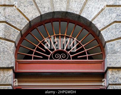 Uraltes Türdetail, Downtown Rio Stockfoto