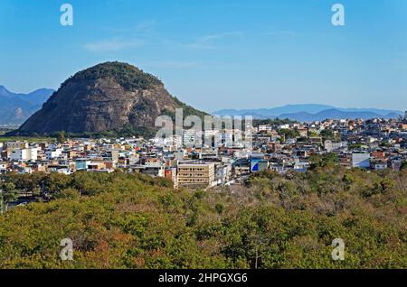 Favela (Rio das Pedras) in Rio de Janeiro Stockfoto