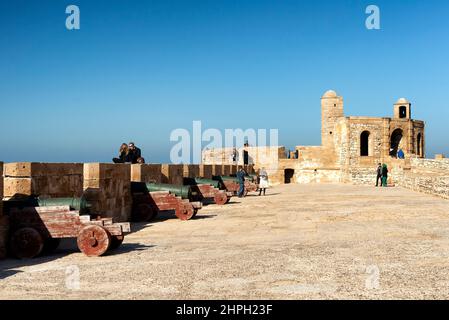 Skala de La Kasbah in Essaouira, Marokko Stockfoto