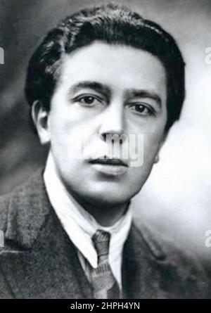 ANDRÉ BRETON (1896-1966) französischer surrealistischer Schriftsteller und Dichter Stockfoto