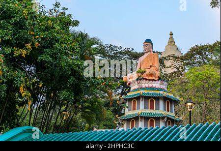 Singapur - 11. September 2019: HAW Par Villa Gardens, der Tiger Balm Brothers Park mit über 1000 Statuen, Szenen aus der chinesischen Mythologie und Folklore Stockfoto