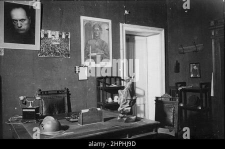 Faschismo - Propaganda - Roma - Palazzo delle Esposizioni Mostra della Rivoluzione Fascista - (dal 28 ottobre 1932 al 28 ottobre 1934) Stockfoto