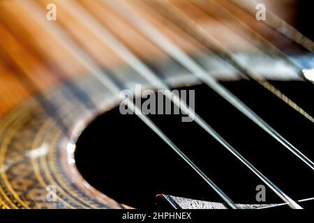 Gitarrenstruktur Stockfoto