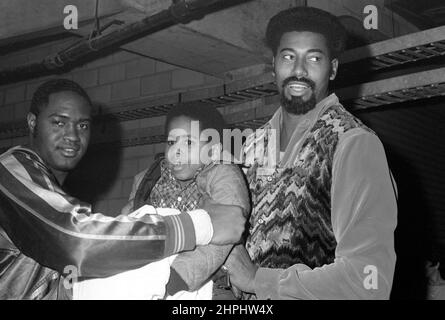 Wilt Chamberlain um die 1970er Jahre Credit: Ralph Dominguez/MediaPunch Stockfoto
