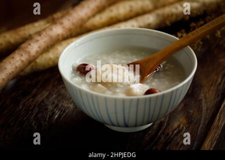 Yam Gruel Stockfoto