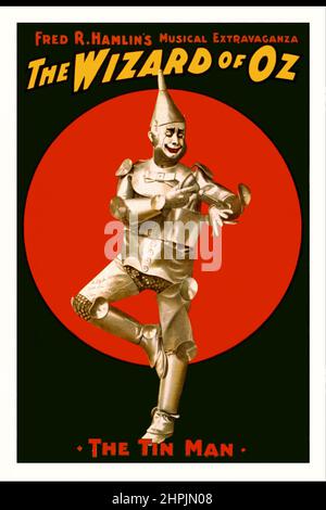„Wizard of Oz“-Poster „der Blechmann“ – 1903 Stockfoto