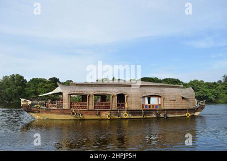 House Boote in Kerala, Reisen und Tourismus zu Göttern auf dem Land, Kerala Stockfoto