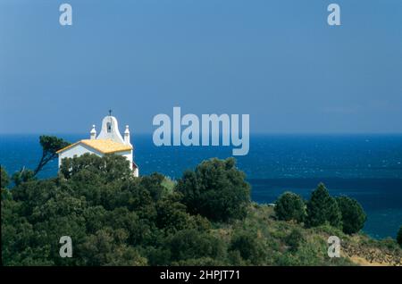 Banyls sur mer chpelle la salette Stockfoto