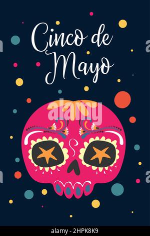 Cinco de Mayo, Urlaub in Mexiko. Perfekt für Poster, Banner, Flyer, Grußkarten und andere. Vektor EPS 10 Stock Vektor