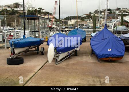 Hafen von Torquay, Devon, England, UK Stockfoto