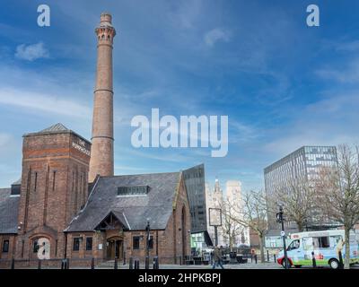 Pumphouse, Pump House, Albert Dock, Liverpool. Stockfoto