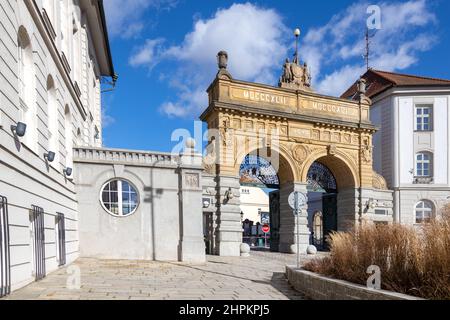 Plzensky pivovar Pilsner Urquell, Pilsen, Ceska republika / Brauerei Pilsner Urquell, Stadt Pilsen, Tschechische republik Stockfoto