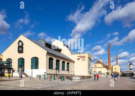 Plzensky pivovar Pilsner Urquell, Pilsen, Ceska republika / Brauerei Pilsner Urquell, Stadt Pilsen, Tschechische republik Stockfoto