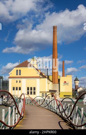 Plzensky pivovar Pilsner Urquell, Pilsen, Ceska republika / Brauerei Pilsner Urquell, Stadt Pilsen, Tschechische republik Stockfoto