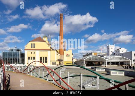 Plzensky pivovar Pilsner Urquell, Pilsen, Ceska republika / Brauerei Pilsner Urquell, Stadt Pilsen, Tschechische republik Stockfoto