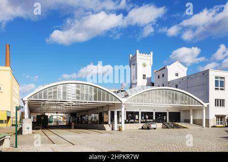 Plzensky pivovar Pilsner Urquell, Pilsen, Ceska republika / Brauerei Pilsner Urquell, Stadt Pilsen, Tschechische republik Stockfoto