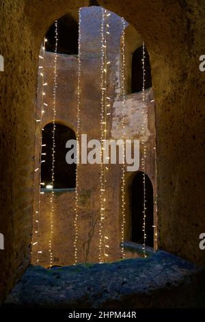 Pozzo di San Patrizio, St. Patrick's Wel Es wurde von Architekt und Ingenieur Antonio da Sangallo der Jüngere zwischen 1527 und 1537, 248 Stufen, Orvieto gebaut Stockfoto