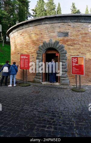 Pozzo di San Patrizio, St. Patrick's Wel Es wurde von Architekt und Ingenieur Antonio da Sangallo der Jüngere zwischen 1527 und 1537, 248 Stufen, Orvieto gebaut Stockfoto