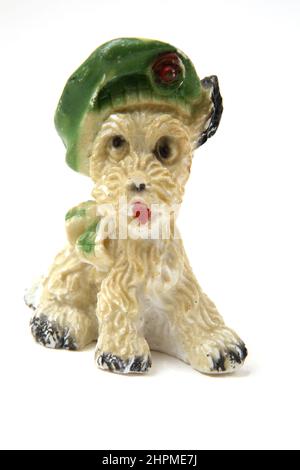 TAM O Shanter 50er Jahre Keramik West Highland Terrier Scottie Dog Stockfoto