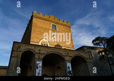 Fassade des Museo dell'Opera del Duomo, Orvieto, Umbrien, Italien, Europa Stockfoto