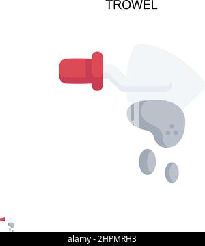 Einfaches Vektorsymbol für die Kelle. Illustration Symbol Design-Vorlage für Web mobile UI-Element. Stock Vektor