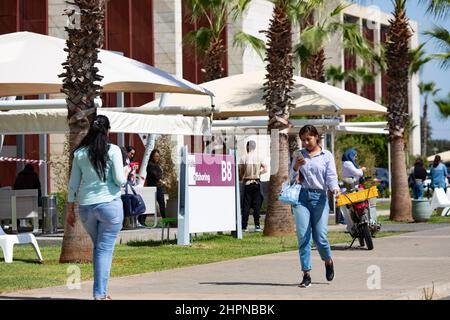 Technopolis Rabat ist ein Wissenschafts- und Technologiezentrum außerhalb von Rabat, Marokko, Nordafrika Stockfoto