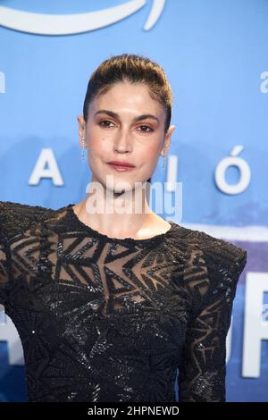 22. Februar 2022, Madrid, Madrid, Spanien: Nerea Barros nimmt â €˜operacion Marea Negraâ €™ Premiere im Capitol Cinema am 22. Februar 2022 in Madrid, Spanien (Bild: © Jack Abuin/ZUMA Press Wire) Stockfoto