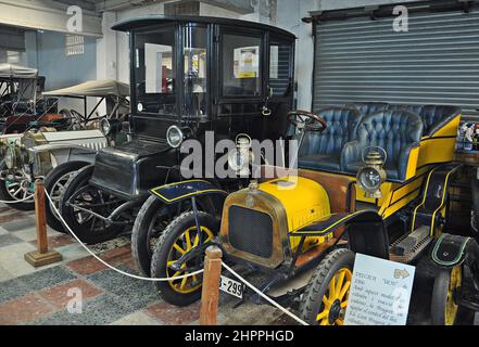 Sammlung von Salvador Claret Autos und Motorräder in Sils, Barcelona, Katalonien, Spanien Stockfoto