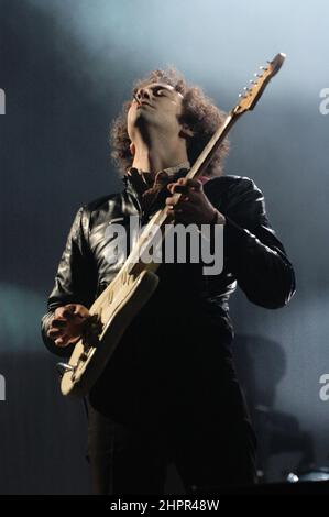 Albert Hammond Jr - The Strokes, V2004, Hylands Park, Chelmsford, Essex, Großbritannien - 22. August 2004 Stockfoto