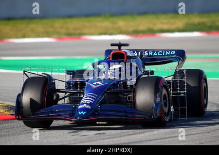 #06 Nichols Latifi Williams Racing Mercedes während der Wintertesttage, Formel-1-Weltmeisterschaft 2022 in Barcelona 23th. Februar 2022 Foto Federico Basile/Insidefoto Credit: Insidefoto srl/Alamy Live News Stockfoto