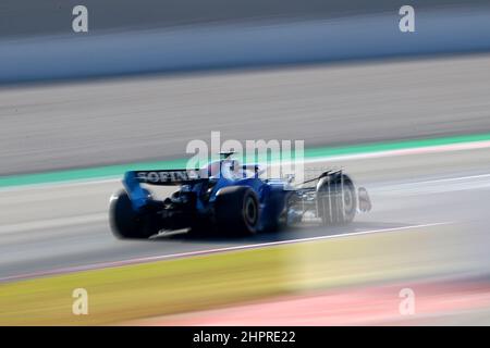#06 Nichols Latifi Williams Racing Mercedes während der Wintertesttage, Formel-1-Weltmeisterschaft 2022 in Barcelona 23th. Februar 2022 Foto Federico Basile/Insidefoto Credit: Insidefoto srl/Alamy Live News Stockfoto