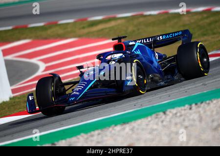 #06 Nichols Latifi Williams Racing Mercedes während der Wintertesttage, Formel-1-Weltmeisterschaft 2022 in Barcelona 23th. Februar 2022 Foto Federico Basile/Insidefoto Credit: Insidefoto srl/Alamy Live News Stockfoto