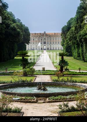 Italien, Kampanien, Königlicher Palast von Caserta Stockfoto