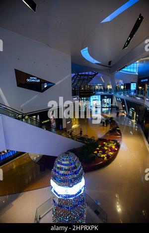 The Shops at Crystals ist ein gehobenes Einkaufszentrum im CityCenter-Komplex auf dem Las Vegas Strip in Paradise, Nevada. Stockfoto