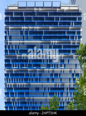 Melbourne, Victoria, Australien - Griechisches Zentrum für zeitgenössische Kultur / gemischte Entwicklung von Bruce Henderson Architects Stockfoto