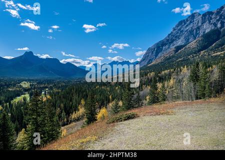 Mount Galatea im Spray Valley Provincial Park - Kananaskis Country, Alberta, Kanada Stockfoto