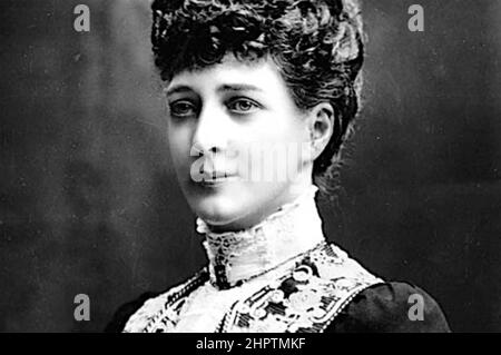 KÖNIGIN ALEXANDRA VON DÄNEMARK (1844-1925) Ehefrau von Eduard VII Stockfoto