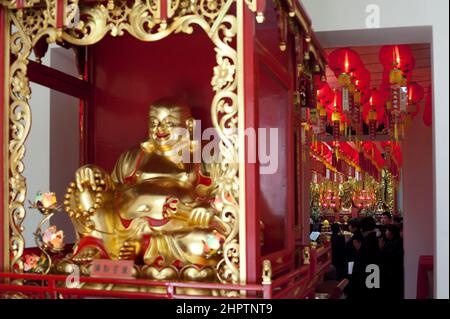 Rom, Italien 04/03/2012: Huryisi Buddhistischer Tempel der chinesischen Gemeinschaft im Esquilino-Viertel. ©Andrea Sabbadini Stockfoto