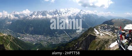 Chamonix-Mont-Blanc Stockfoto