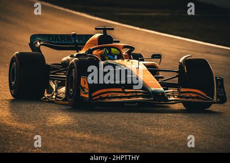 Lando Norris (GBR) McLaren MCL36. 23.02.2022. Formel-1-Test, Erster Tag, Barcelona, Spanien. Mittwoch. Bildnachweis sollte lauten: XPB/Press Association Images. Stockfoto