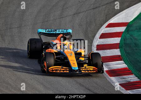 Lando Norris (GBR) McLaren MCL36. 23.02.2022. Formel-1-Test, Erster Tag, Barcelona, Spanien. Mittwoch. Bildnachweis sollte lauten: XPB/Press Association Images. Stockfoto