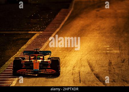 Lando Norris (GBR) McLaren MCL36. 23.02.2022. Formel-1-Test, Erster Tag, Barcelona, Spanien. Mittwoch. Bildnachweis sollte lauten: XPB/Press Association Images. Stockfoto