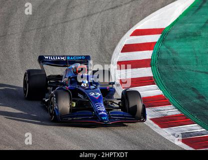 Alexander Albon (THA) Williams Racing FW44. 23.02.2022. Formel-1-Test, Erster Tag, Barcelona, Spanien. Mittwoch. Bildnachweis sollte lauten: XPB/Press Association Images. Stockfoto