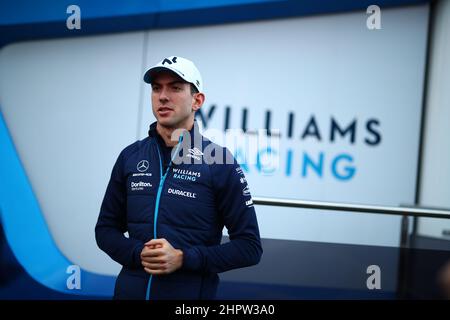 #06 Nichola Latifi Williams Racing Mercedes während der Wintertesttage, Barcelona 23-25. Februar 2022, Formel 1 Weltmeisterschaft 2022. Stockfoto