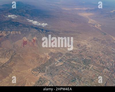 Luftaufnahme des Stadtbildes von Summerlin in Nevada Stockfoto