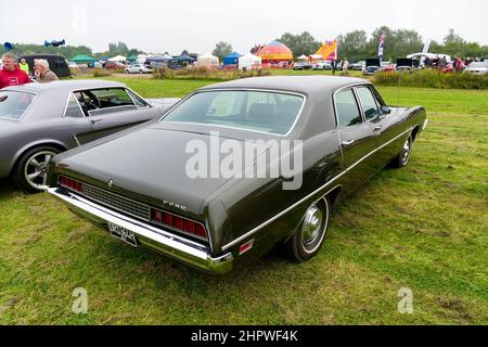 Westbury, Wiltshire, Großbritannien - 5 2021. September: Ein 1970 Ford Torino auf der White Horse Classic und Vintage Vehicle Show 2021 Stockfoto