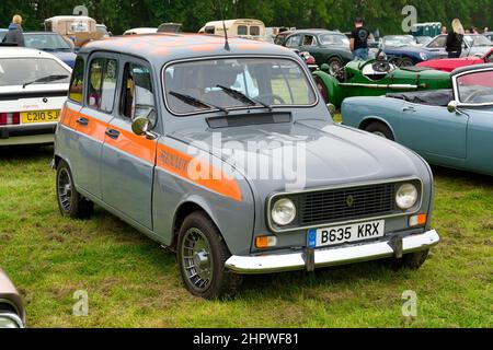 Westbury, Wiltshire, Großbritannien - 5 2021. September 1985: Renault 4 GTL 5-türiger Kombi auf der White Horse Classic and Vintage Car Show 2021 Stockfoto